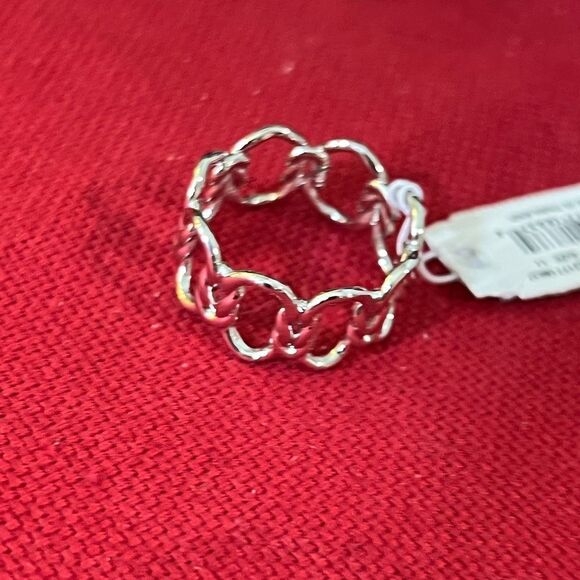 NWT Kendra Scott Fallon Silver Band Ring Size 11 #KSRG - Picture 5 of 5